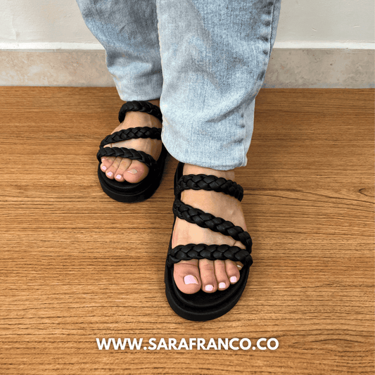 SANDALIA SELENA - NEGRA