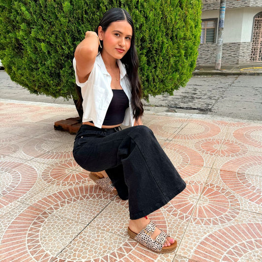 SANDALIA LOLA - ANIMAL PRINT