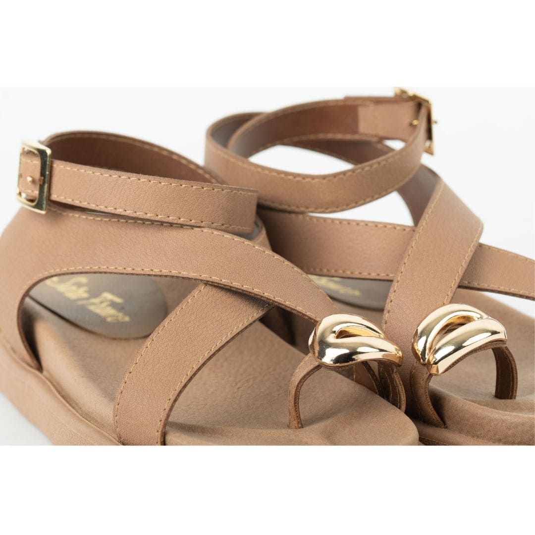 Sofisticación Natural – Sandalia Atenea Chocolate