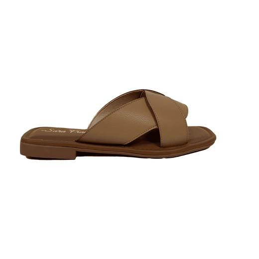 SANDALIA PLANA VENUS - CAMEL