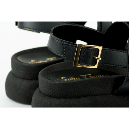 Estilo elevado – Sandalia Amara Negra
