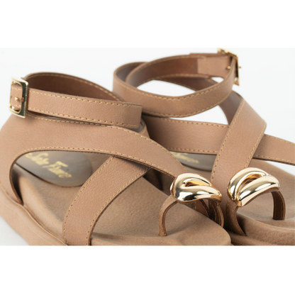 Sofisticación Natural – Sandalia Atenea Chocolate