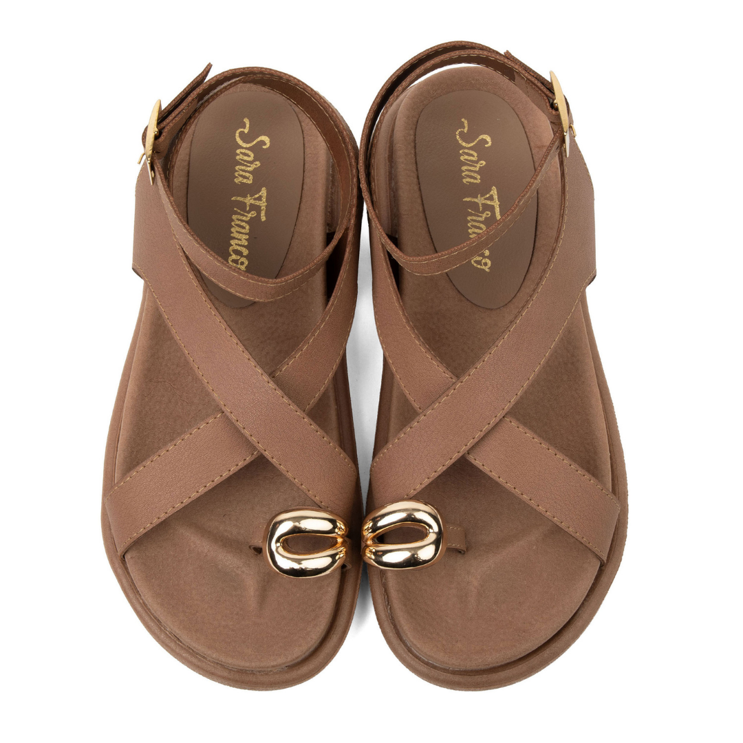 Sofisticación Natural – Sandalia Atenea Chocolate