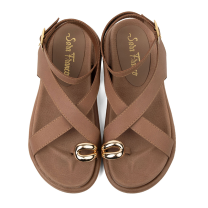 Sofisticación Natural – Sandalia Atenea Chocolate