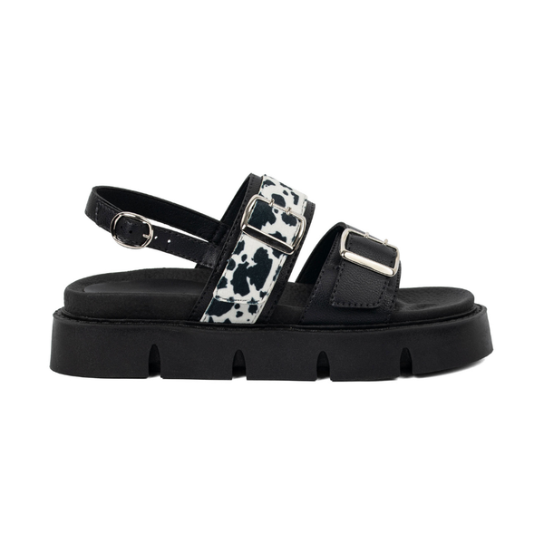 Estilo salvaje y seguro – Sandalia Mucca Negra