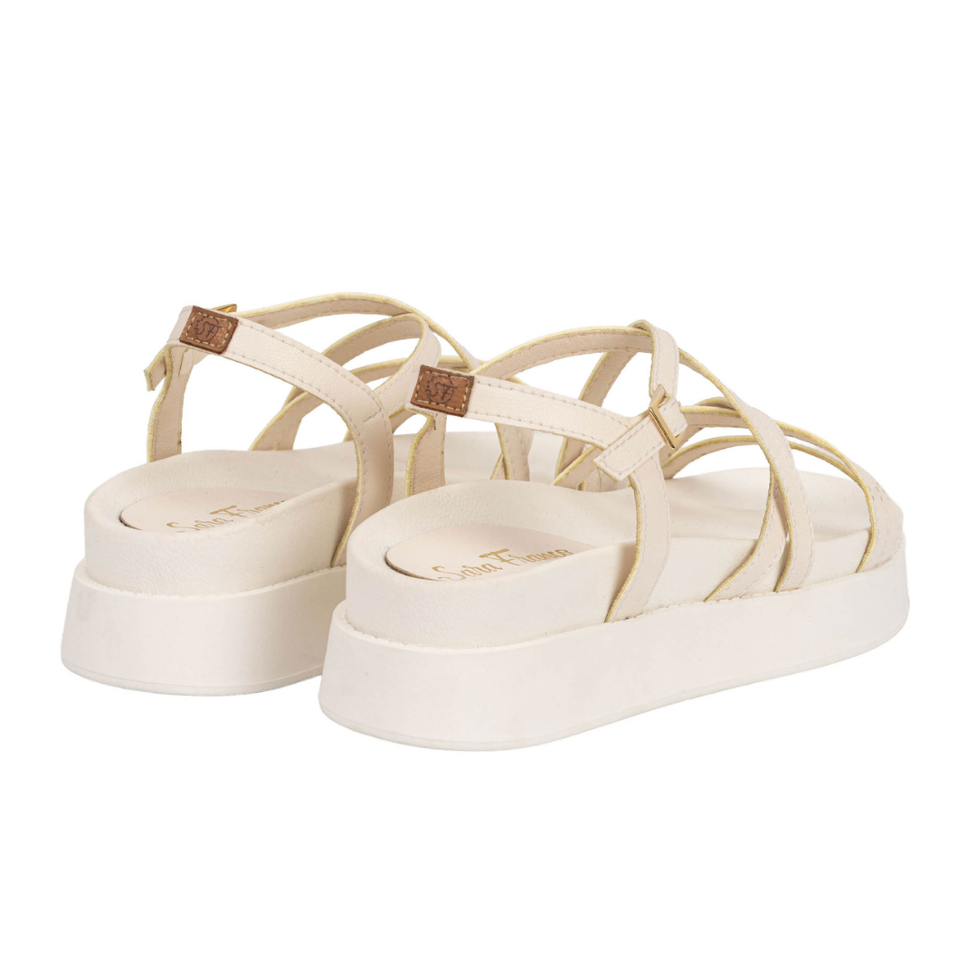 Sandalia Aura – Equilibrio y Frescura en Crema