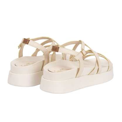Sandalia Aura – Equilibrio y Frescura en Crema