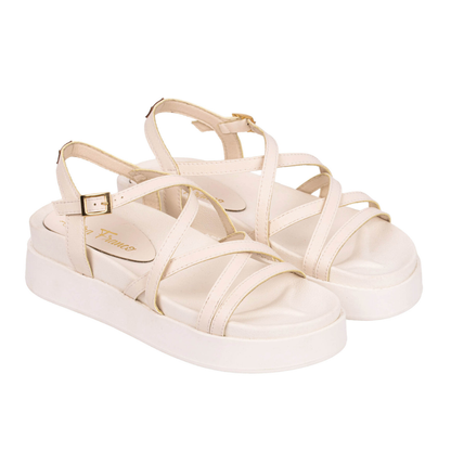 Sandalia Aura – Equilibrio y Frescura en Crema