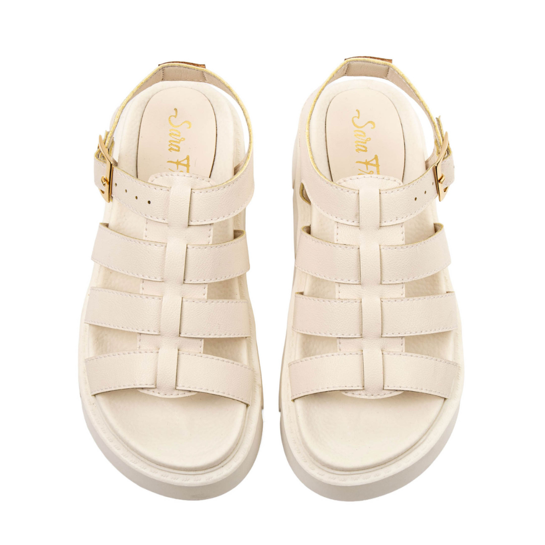 SANDALIA KAROL - CREMA