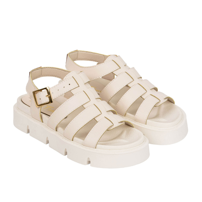 SANDALIA KAROL - CREMA