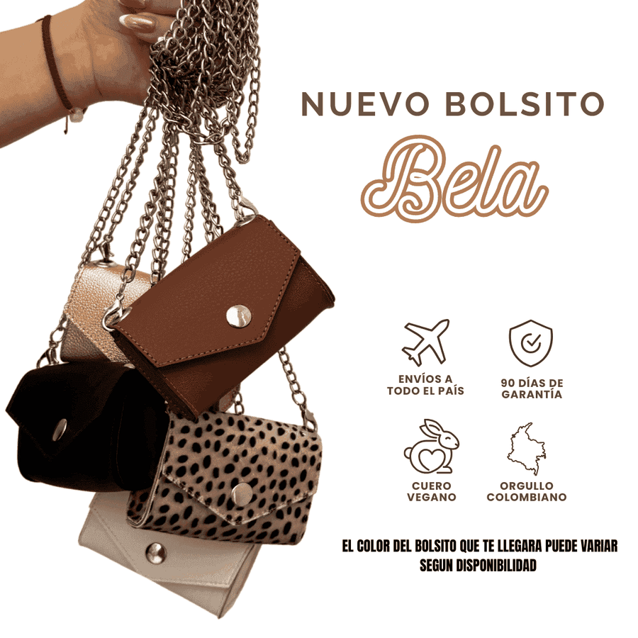 Bolso BELA de Sara Franco, mini bolso en cadena