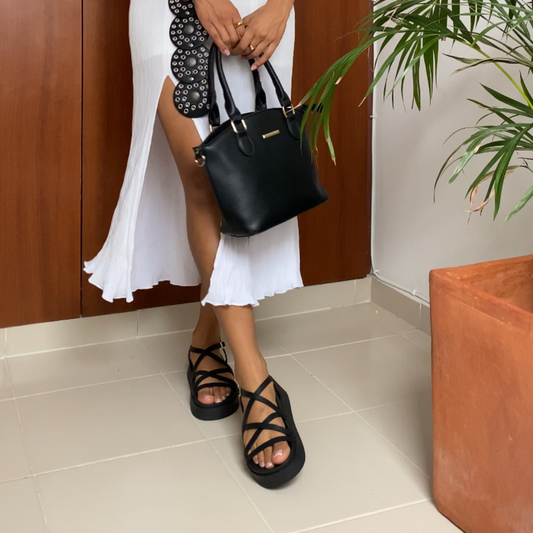 SANDALIA AURA - NEGRA