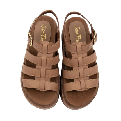 Conquista cada paso – Sandalia Karol Chocolate
