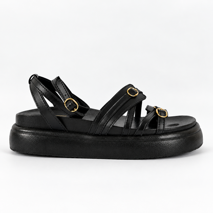 Sandalia Oliva Negra – imagen 1