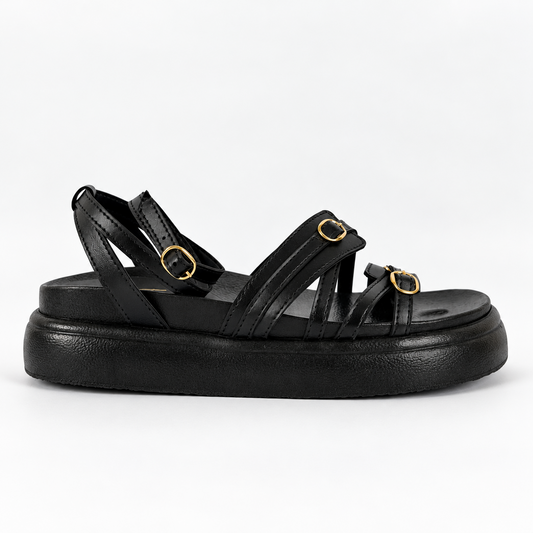 Sandalia Oliva Negra – imagen 1
