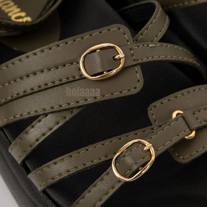 Sandalia elegante para mujer sofisticada – Oliva