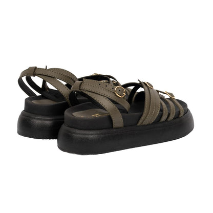 Sandalia elegante para mujer sofisticada – Oliva