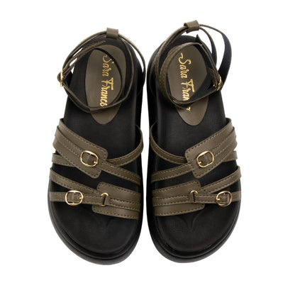 Sandalia elegante para mujer sofisticada – Oliva