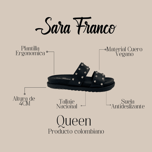 SANDALIA QUEEN 010 - NEGRA