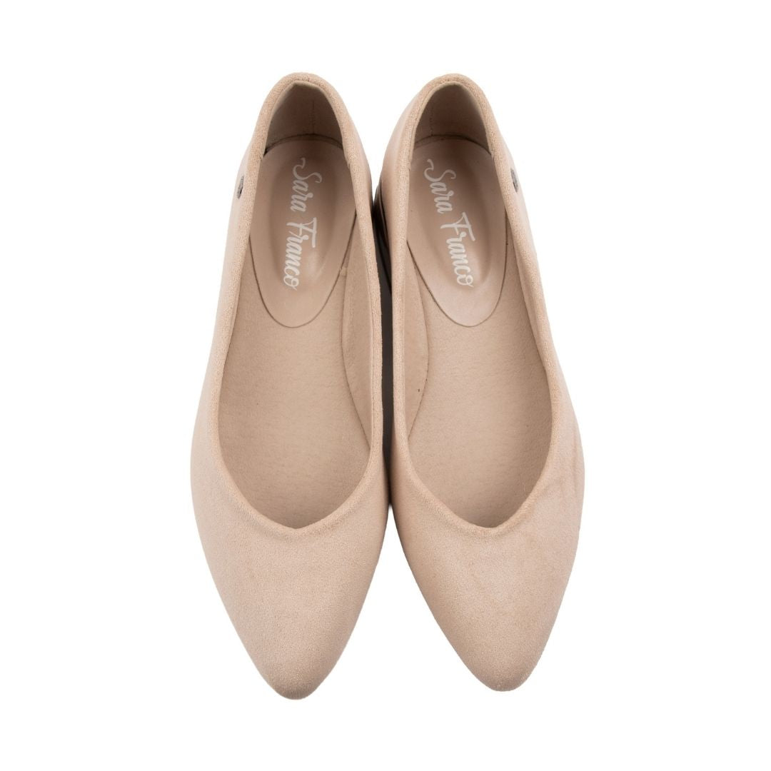 Baleta punta fina mujer – Verona Beige
