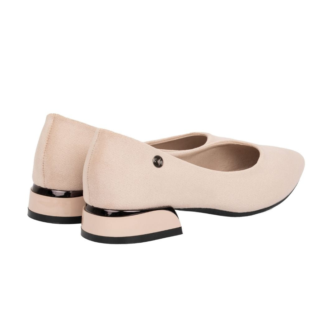 Baleta punta fina mujer – Verona Beige